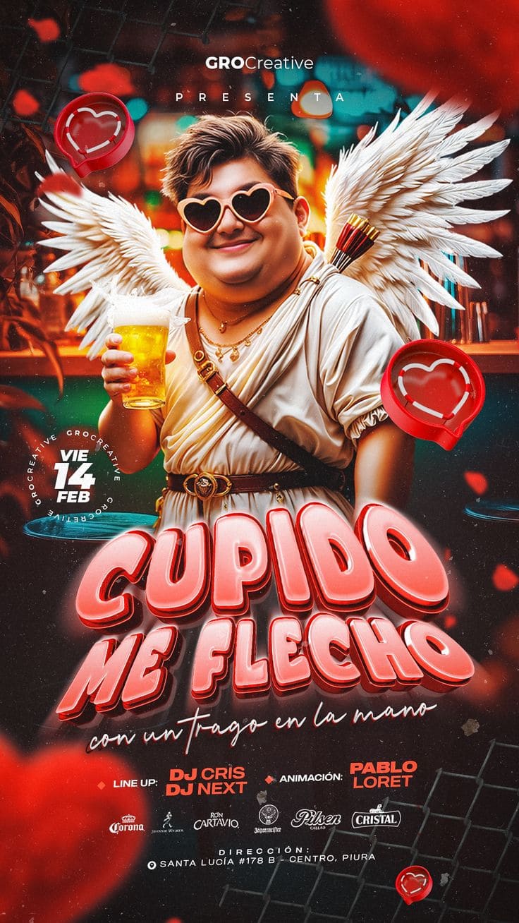 Diseño gráfico publicitario para discotecas y clubs